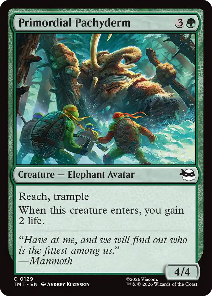 Primordial Pachyderm [Teenage Mutant Ninja Turtles] | Deep Dive Games St. Marys