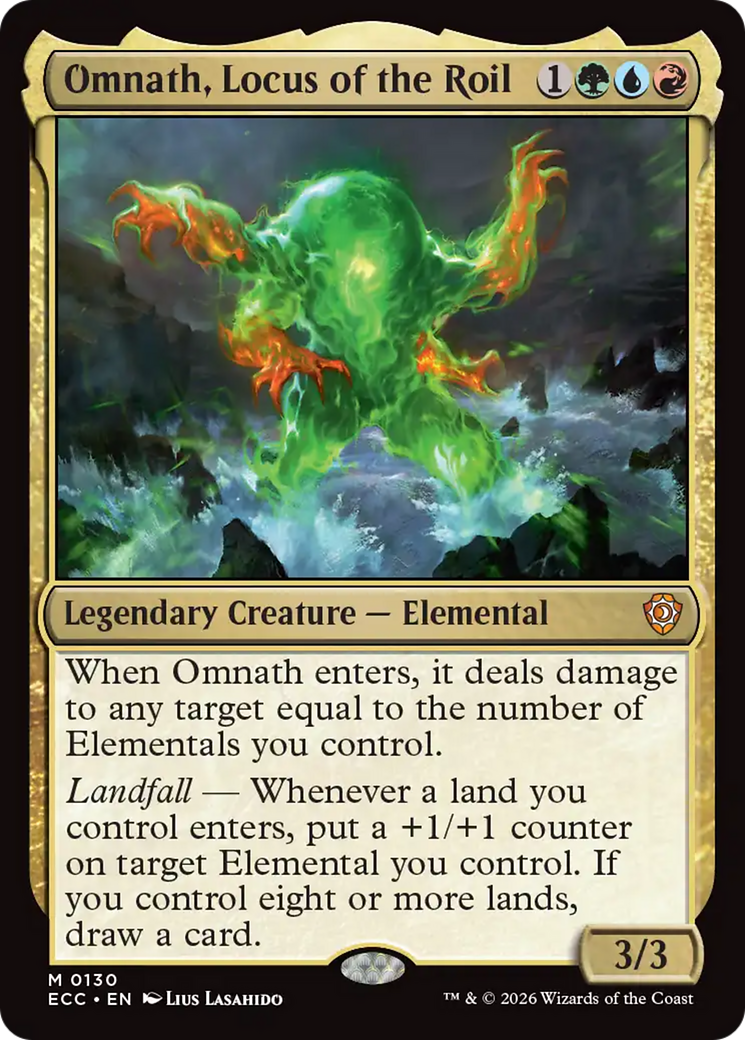Omnath, Locus of the Roil [Lorwyn Eclipsed Commander] | Deep Dive Games St. Marys