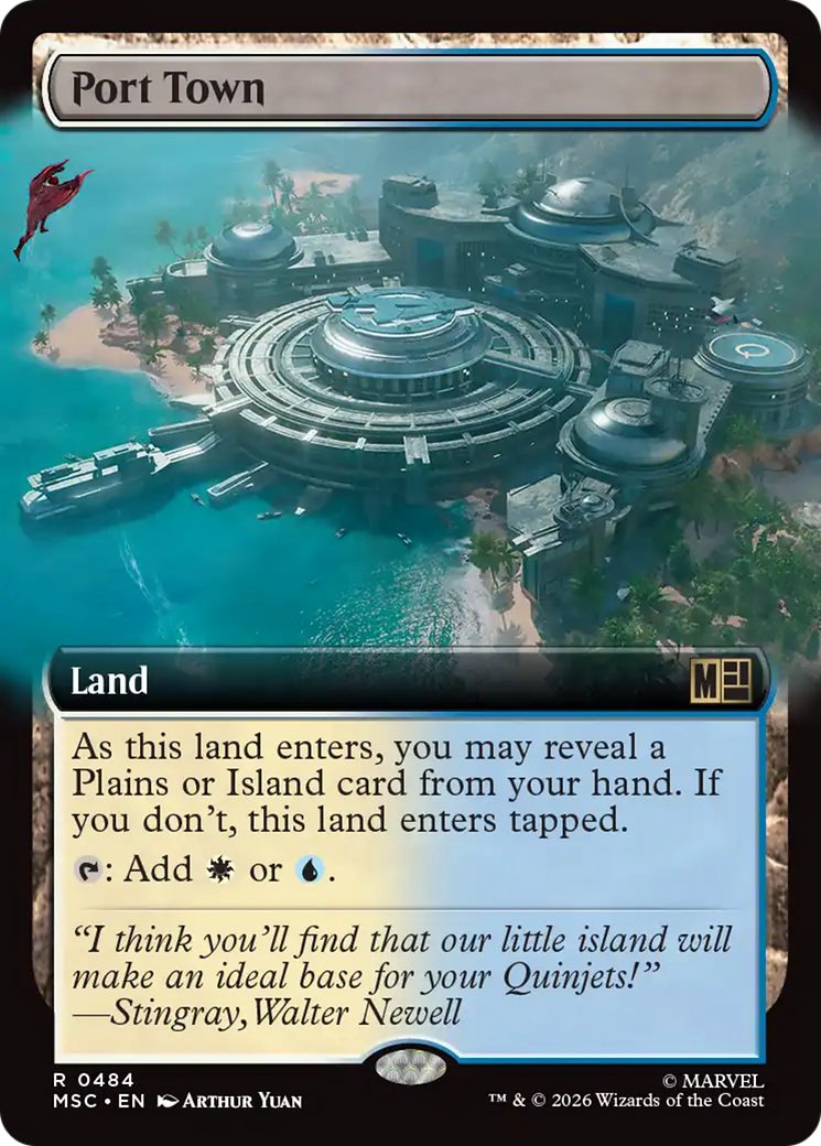 Port Town (Extended Art) [Marvel Super Heroes Commander] | Deep Dive Games St. Marys