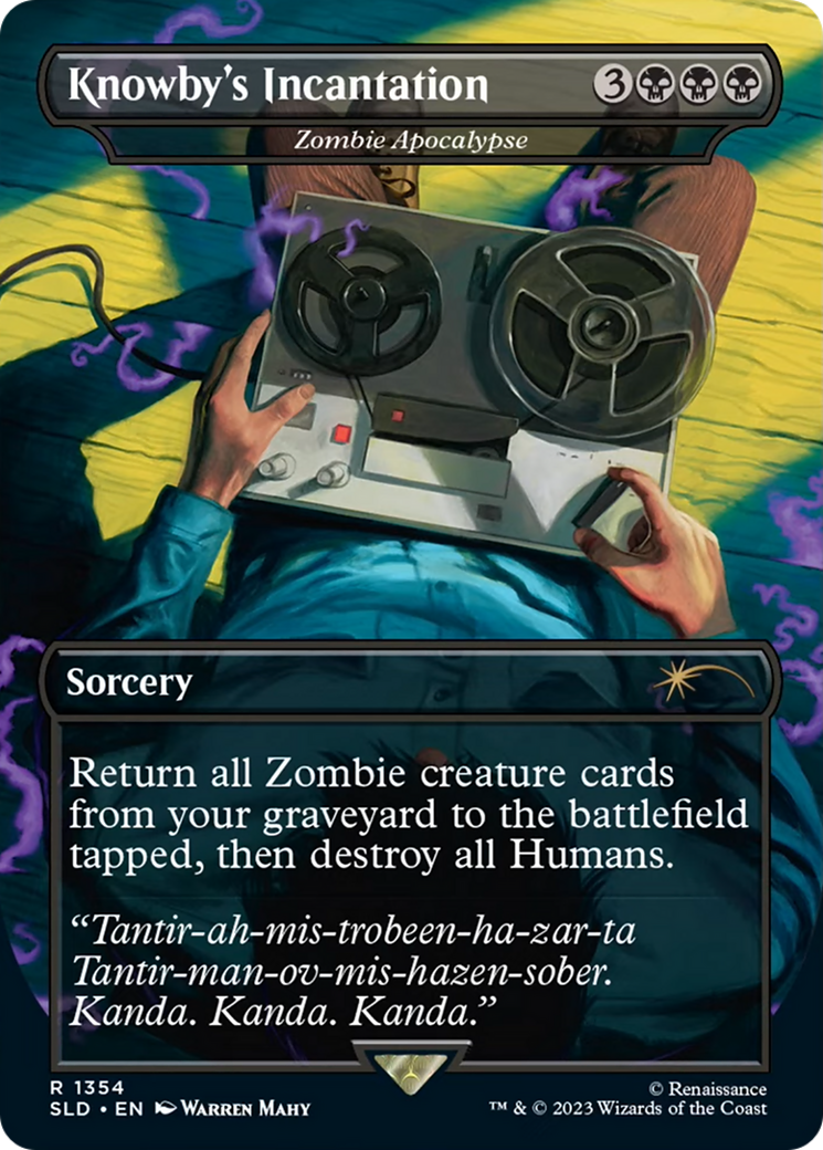 Knowby's Incantation - Zombie Apocalypse [Secret Lair Drop Series] | Deep Dive Games St. Marys