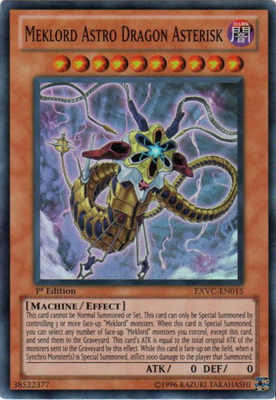 Meklord Astro Dragon Asterisk [EXVC-EN015] Super Rare | Deep Dive Games St. Marys