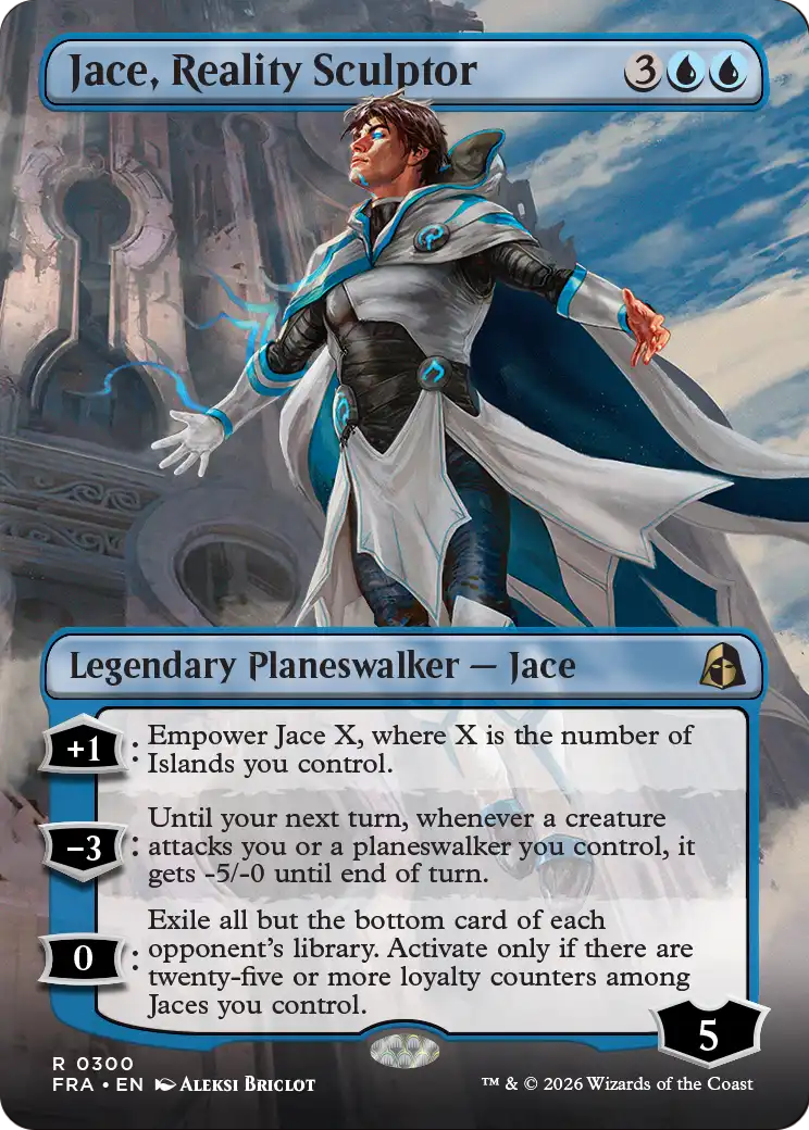 Jace, Reality Sculptor (Borderless) [Reality Fracture] | Deep Dive Games St. Marys