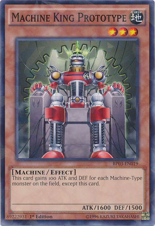 Machine King Prototype [BP03-EN019] Shatterfoil Rare | Deep Dive Games St. Marys
