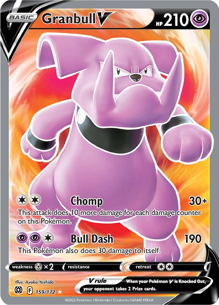 Granbull V (159/172) [Sword & Shield: Brilliant Stars] | Deep Dive Games St. Marys