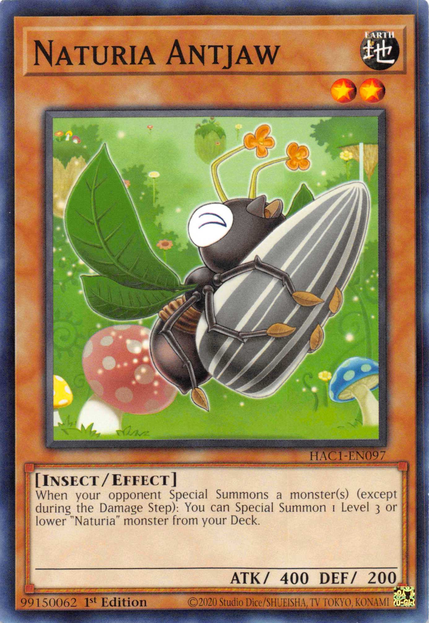 Naturia Antjaw [HAC1-EN097] Common | Deep Dive Games St. Marys