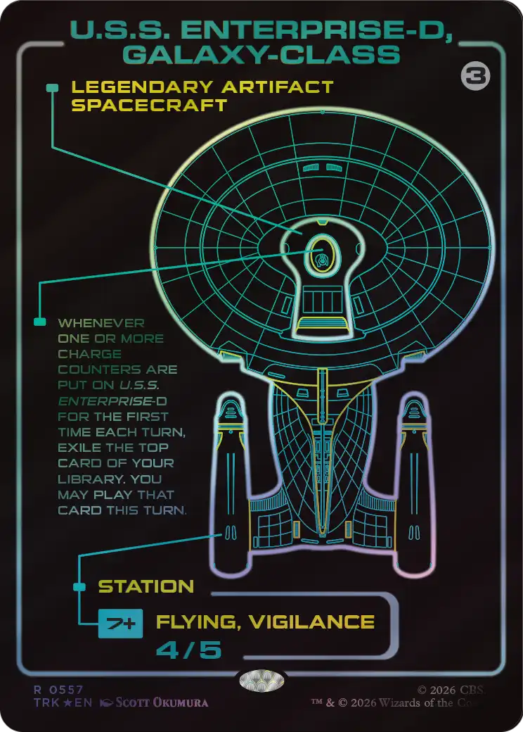 U.S.S. Enterprise-D, Galaxy-Class (Showcase) [Star Trek] | Deep Dive Games St. Marys