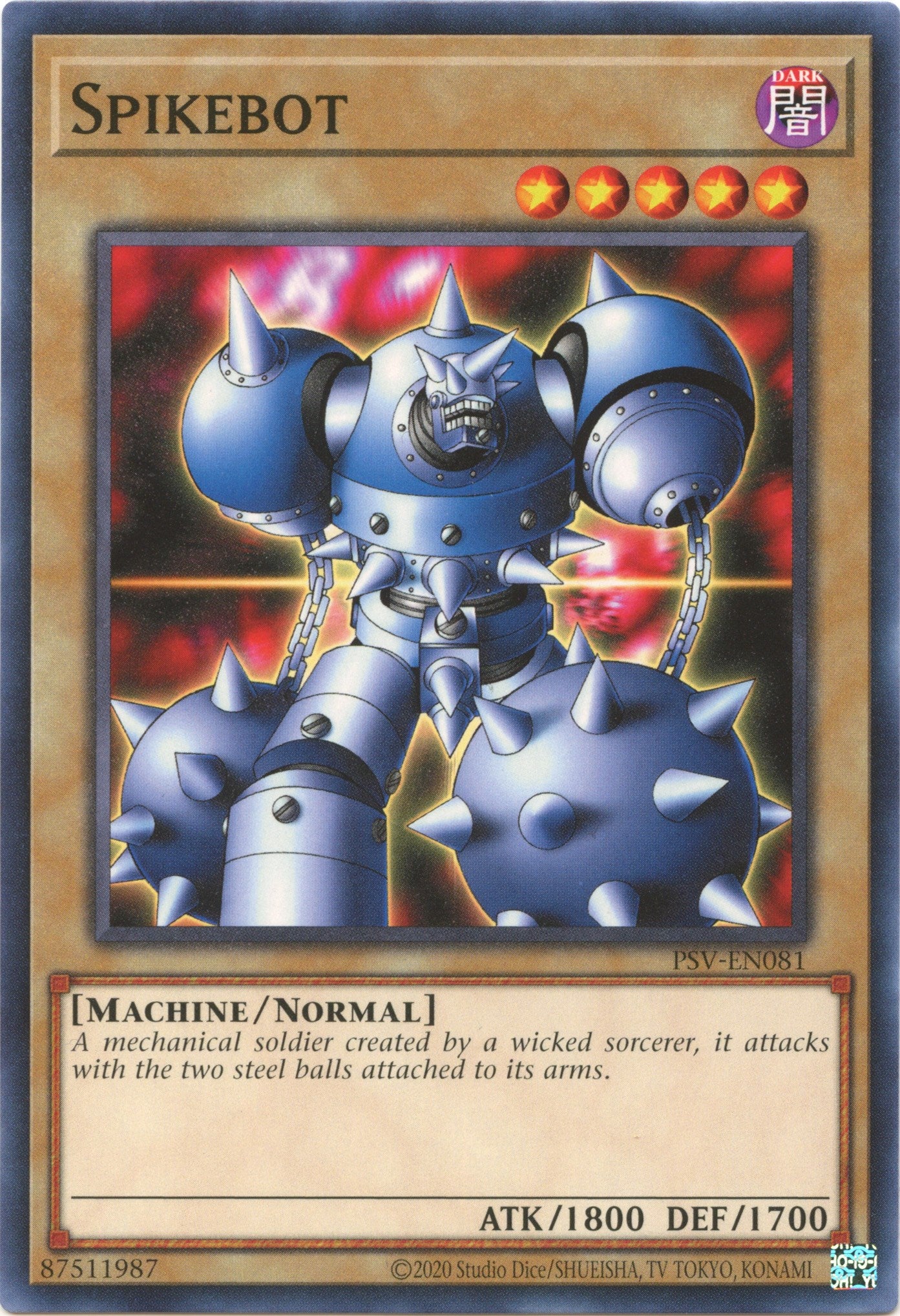 Spikebot (25th Anniversary) [PSV-EN081] Common | Deep Dive Games St. Marys