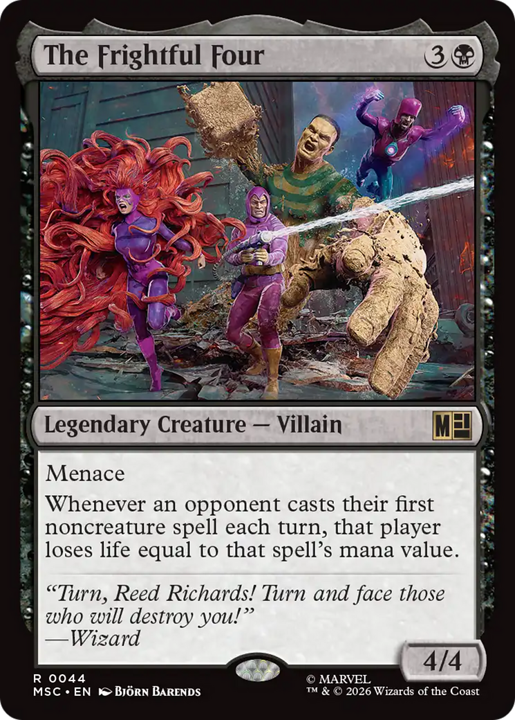 The Frightful Four (Surge Foil) [Marvel Super Heroes Commander] | Deep Dive Games St. Marys