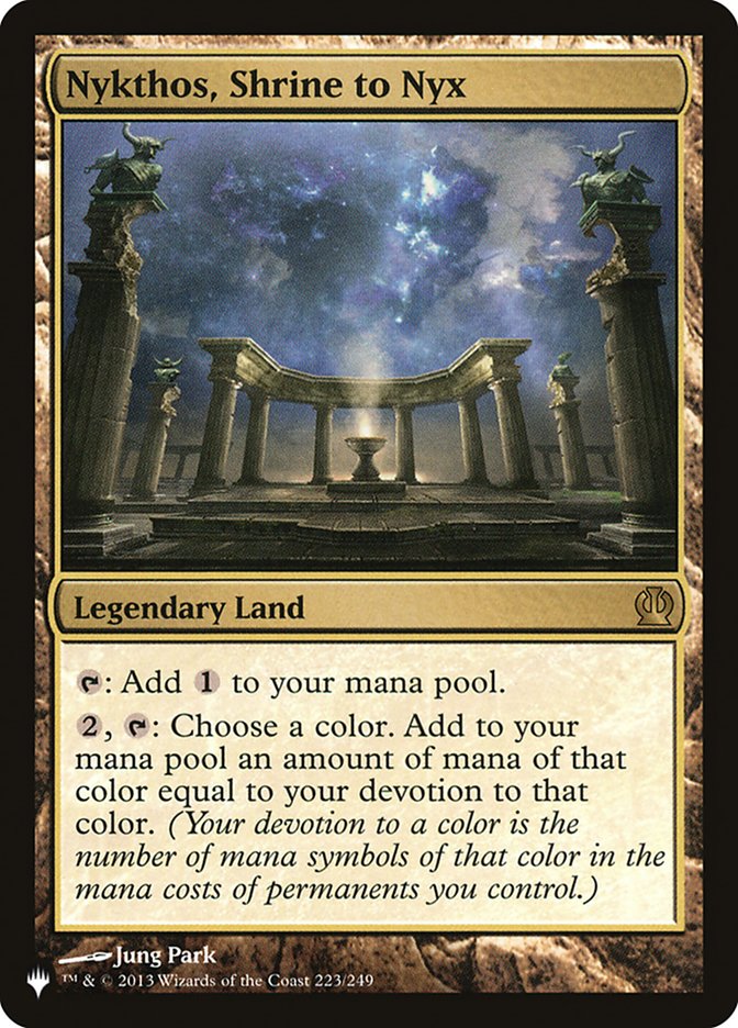 Nykthos, Shrine to Nyx [The List] | Deep Dive Games St. Marys