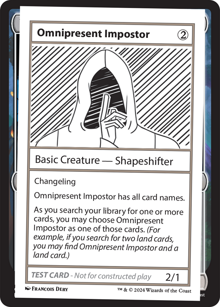 Omnipresent Impostor [Mystery Booster 2 Playtest Cards] | Deep Dive Games St. Marys