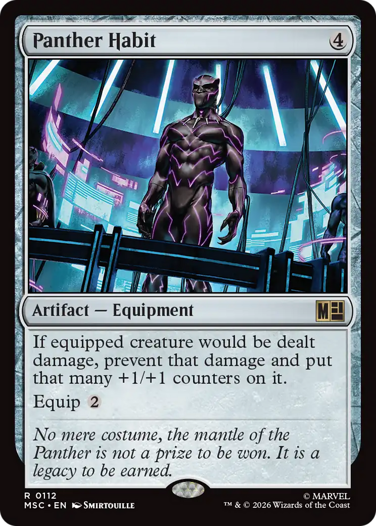 Panther Habit (Surge Foil) [Marvel Super Heroes Commander] | Deep Dive Games St. Marys