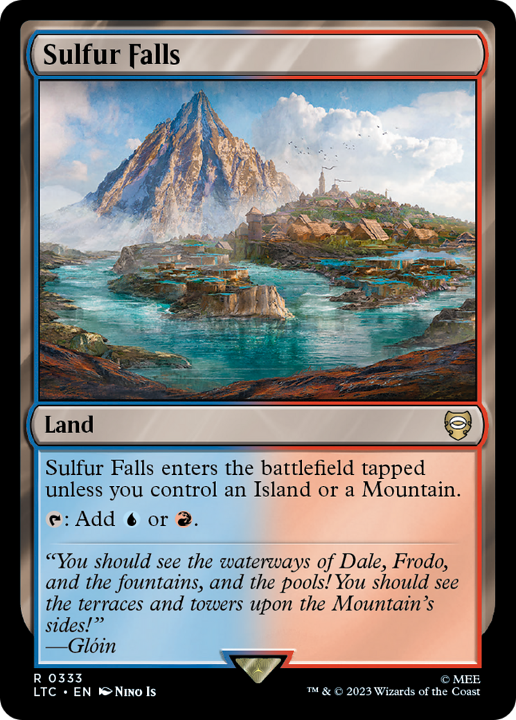 Sulfur Falls [The Lord of the Rings: Tales of Middle-Earth Commander] | Deep Dive Games St. Marys