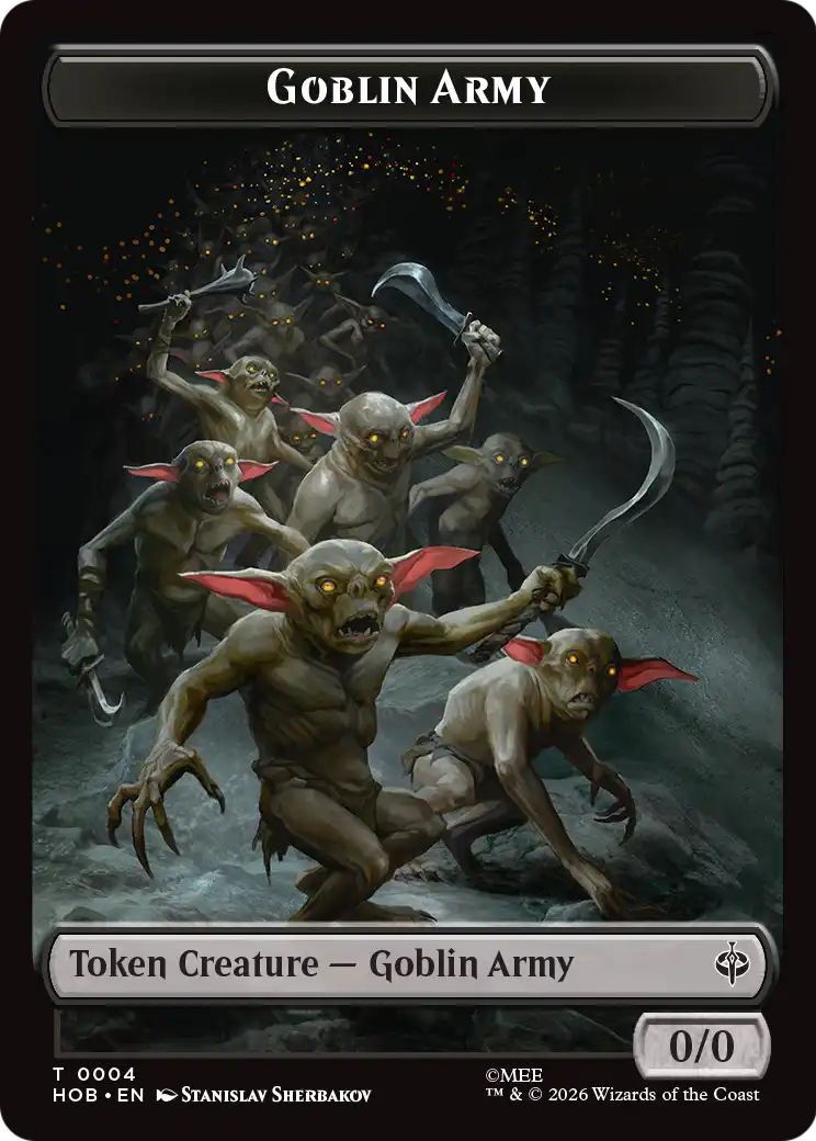 Human Soldier // Goblin Army (0004) Double-Sided Token [The Hobbit Tokens] | Deep Dive Games St. Marys