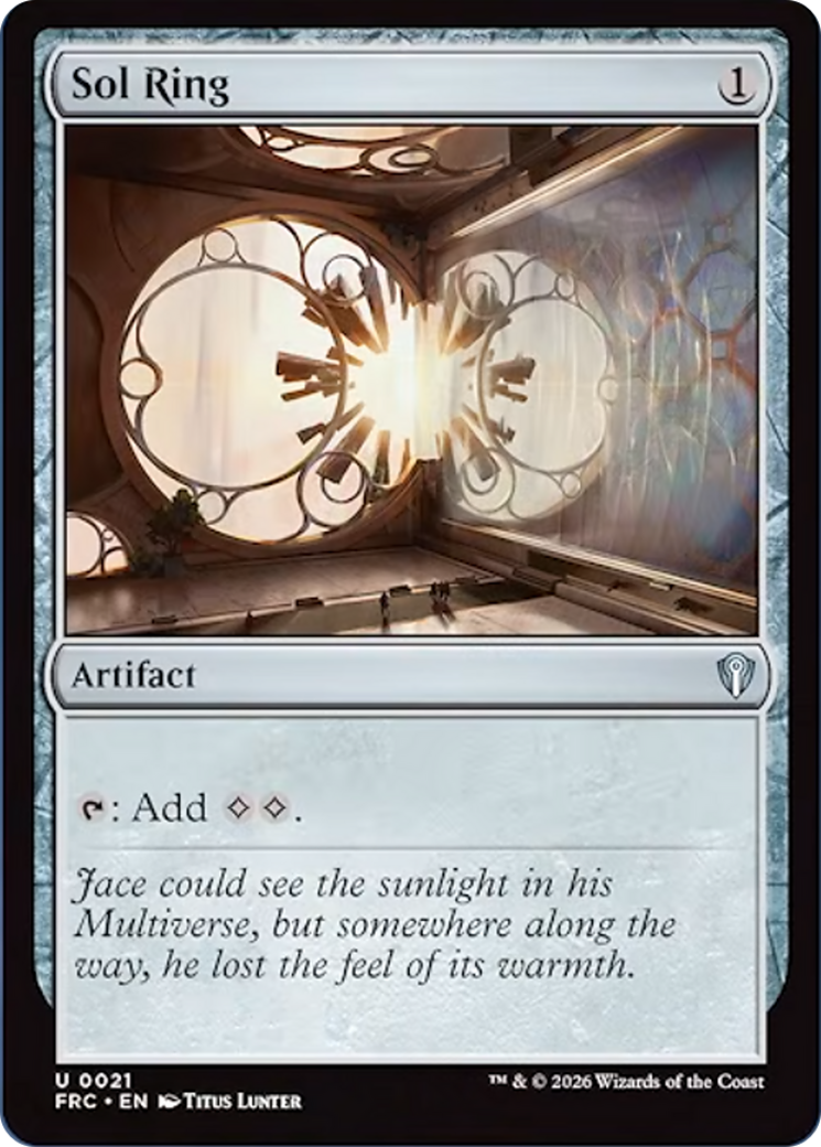 Sol Ring [Reality Fracture Commander] | Deep Dive Games St. Marys