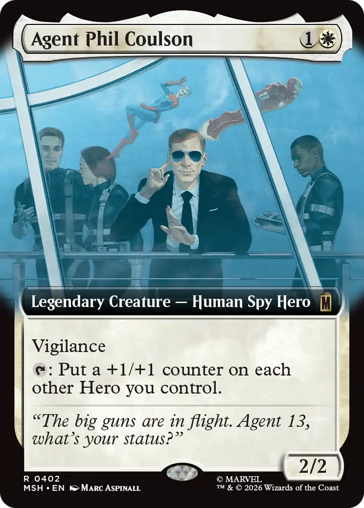Agent Phil Coulson (Extended Art) [Marvel Super Heroes] | Deep Dive Games St. Marys