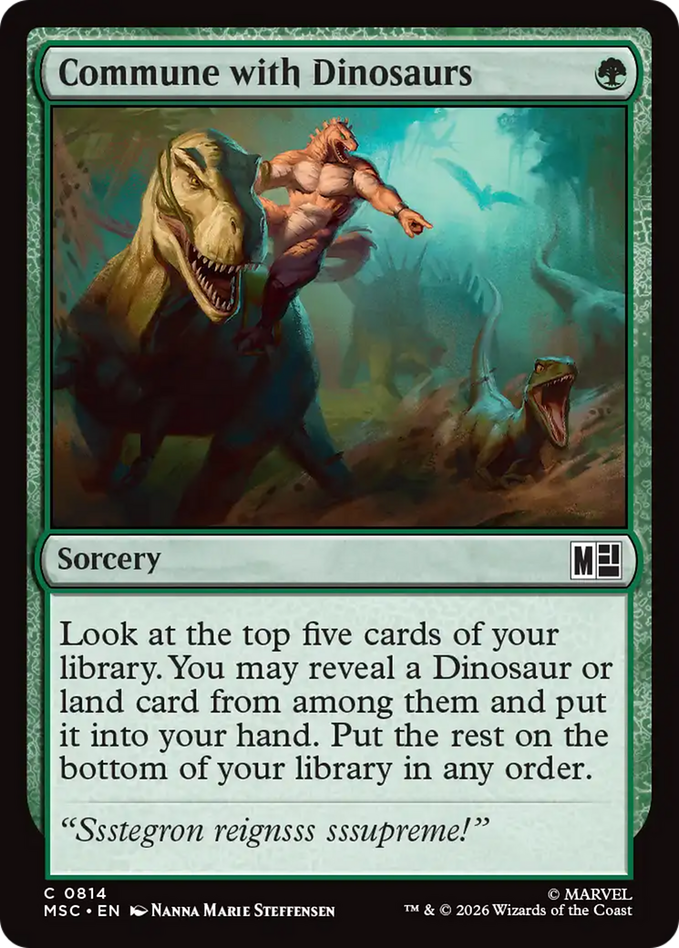 Commune with Dinosaurs [Marvel Super Heroes Commander] | Deep Dive Games St. Marys