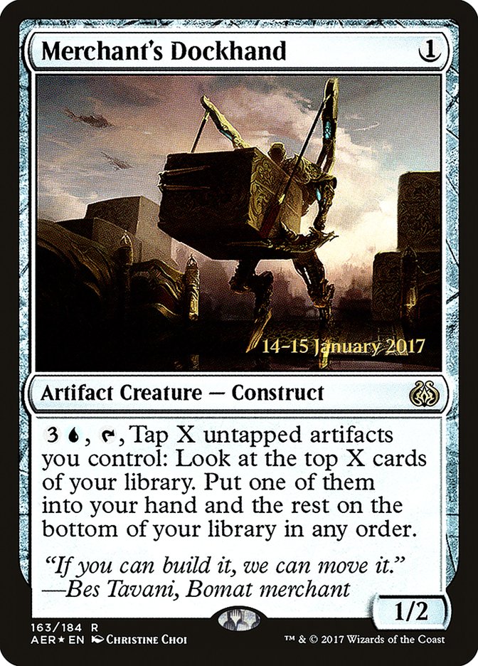 Merchant's Dockhand [Aether Revolt Prerelease Promos] | Deep Dive Games St. Marys