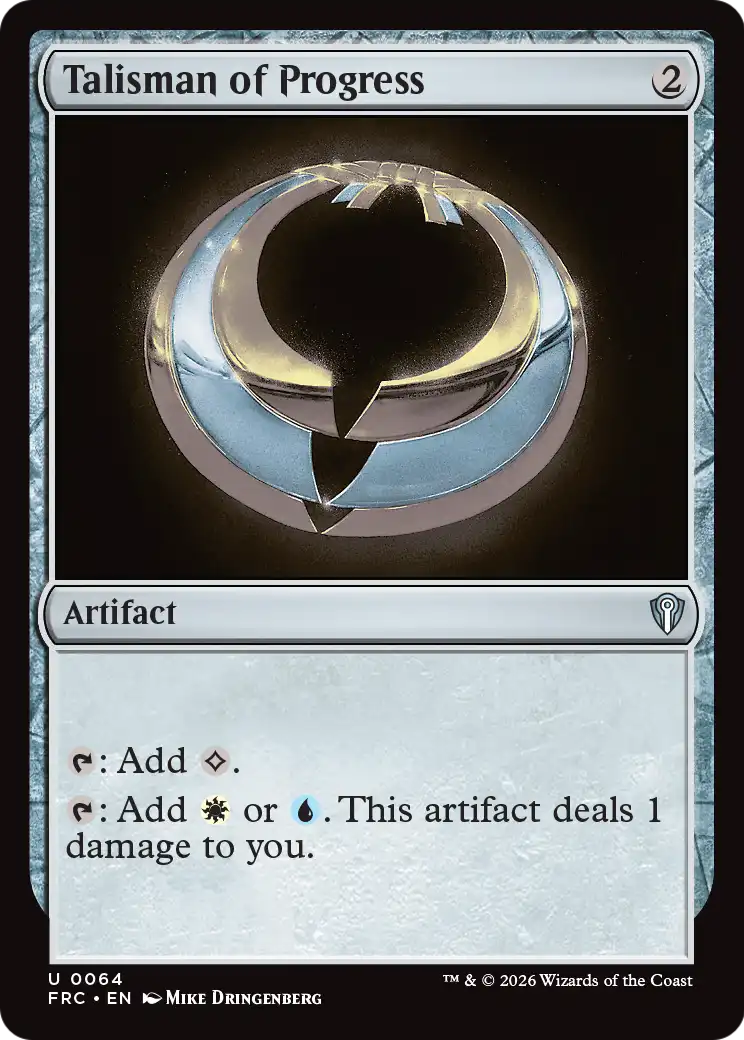 Talisman of Progress [Reality Fracture Commander] | Deep Dive Games St. Marys