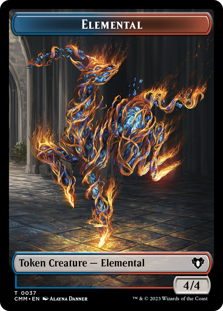 Elemental Token (37) [Commander Masters Tokens] | Deep Dive Games St. Marys