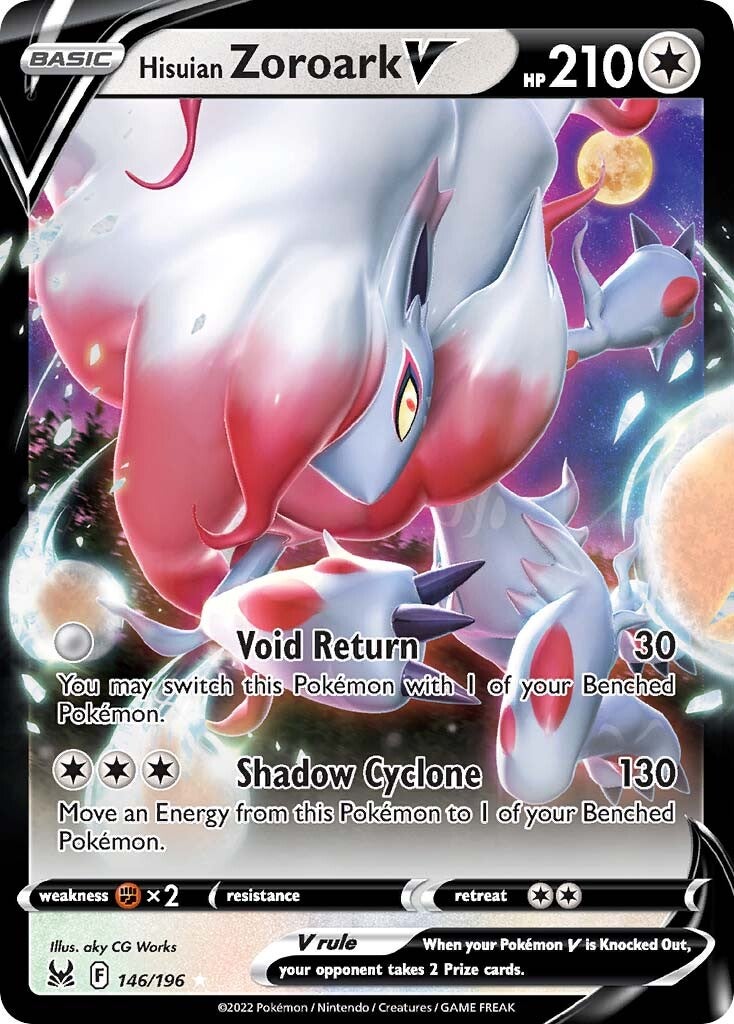 Hisuian Zoroark V (146/196) [Sword & Shield: Lost Origin] | Deep Dive Games St. Marys
