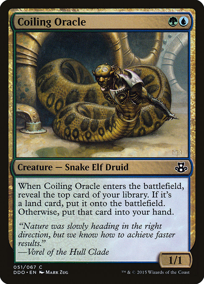 Coiling Oracle [Duel Decks: Elspeth vs. Kiora] | Deep Dive Games St. Marys