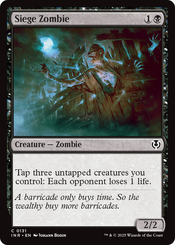 Siege Zombie [Innistrad Remastered] | Deep Dive Games St. Marys