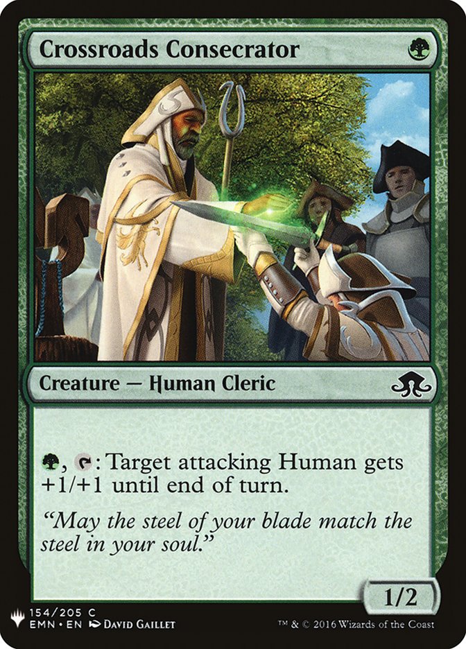 Crossroads Consecrator [Mystery Booster] | Deep Dive Games St. Marys