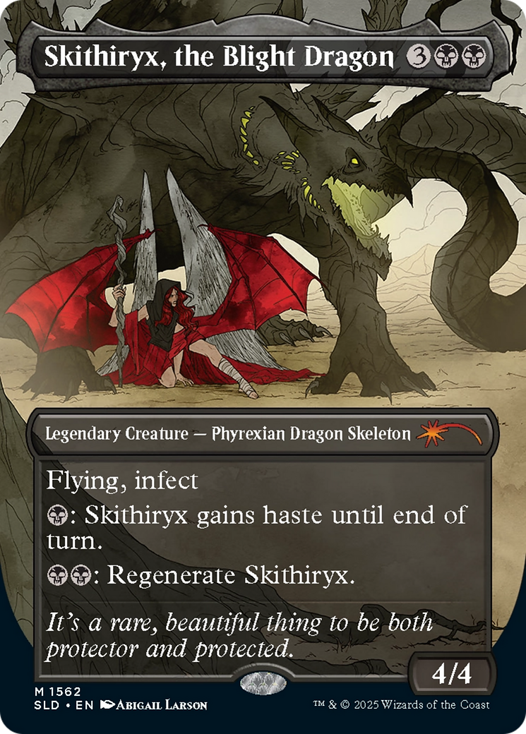 Skithiryx, the Blight Dragon (Rainbow Foil) [Secret Lair Drop Series] | Deep Dive Games St. Marys