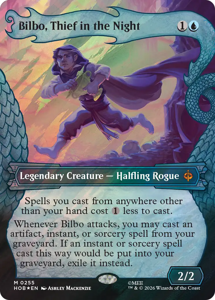 Bilbo, Thief in the Night (Showcase) (Surge Foil) [The Hobbit] | Deep Dive Games St. Marys