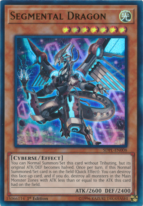 Segmental Dragon [SDPL-EN008] Ultra Rare | Deep Dive Games St. Marys