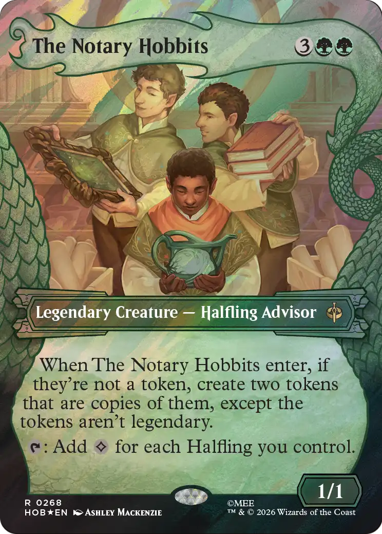The Notary Hobbits (Showcase) (Surge Foil) [The Hobbit] | Deep Dive Games St. Marys
