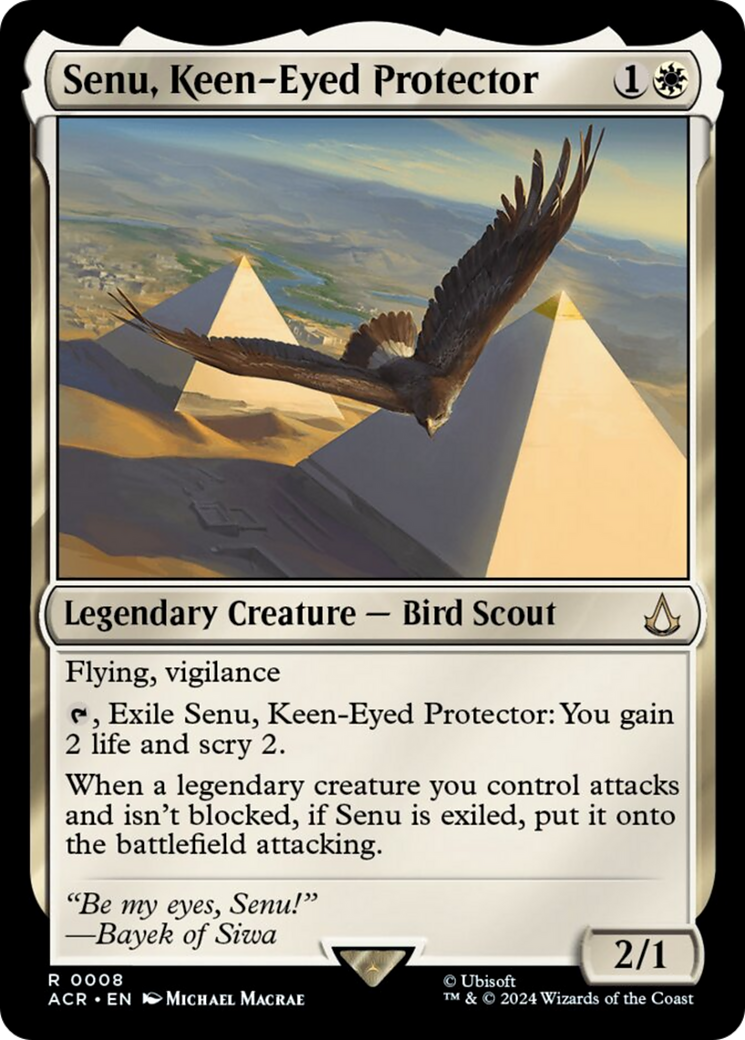 Senu, Keen-Eyed Protector [Assassin's Creed] | Deep Dive Games St. Marys