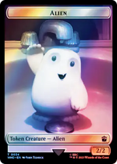 Alien // Clue (0054) Double-Sided Token (Surge Foil) [Doctor Who Tokens] | Deep Dive Games St. Marys