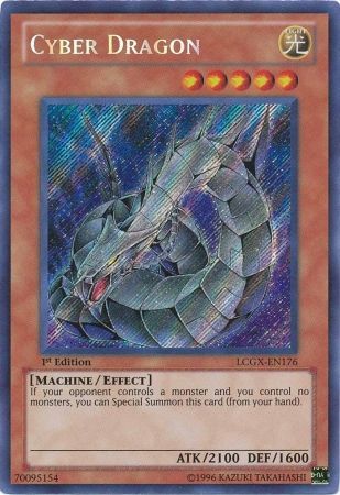 Cyber Dragon (Alternate Art) [LCGX-EN176] Secret Rare | Deep Dive Games St. Marys