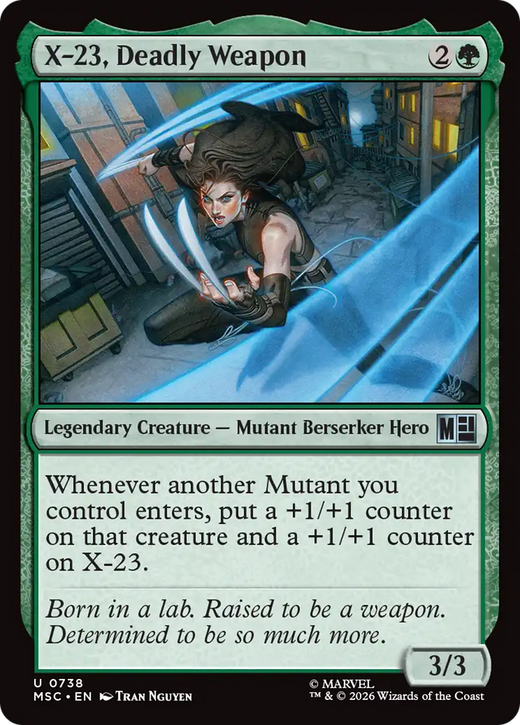 X-23, Deadly Weapon [Marvel Super Heroes Commander] | Deep Dive Games St. Marys