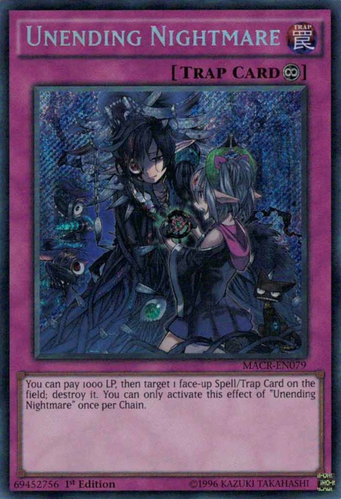 Unending Nightmare [MACR-EN079] Secret Rare | Deep Dive Games St. Marys