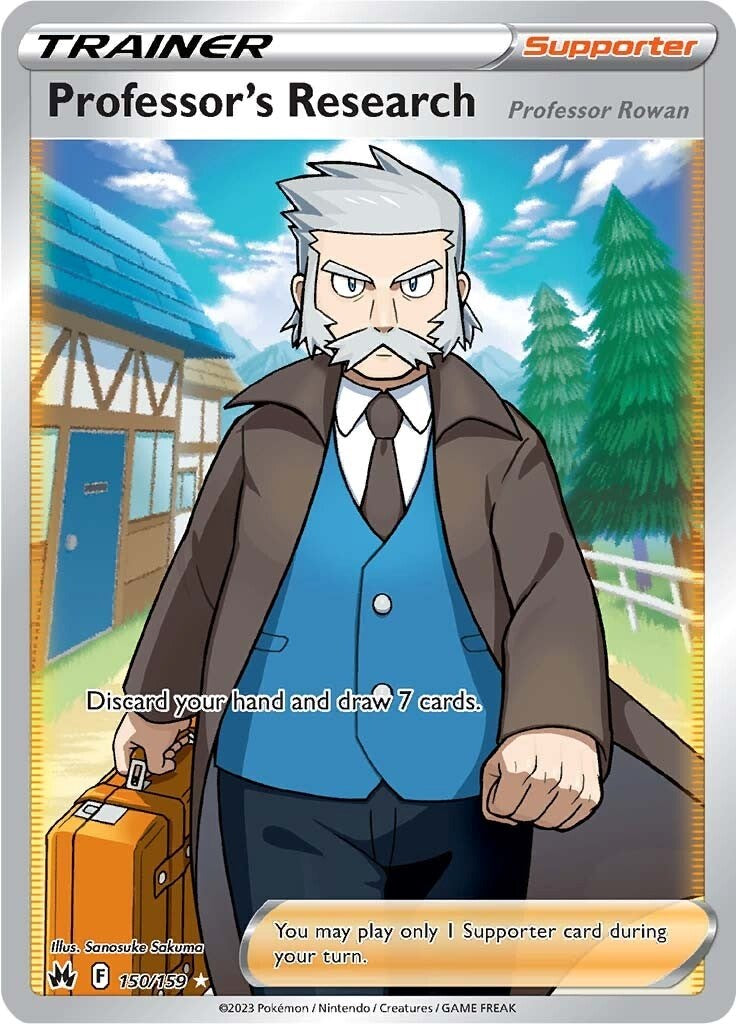 Professor's Research (150/159) (Full Art) [Sword & Shield: Crown Zenith] | Deep Dive Games St. Marys