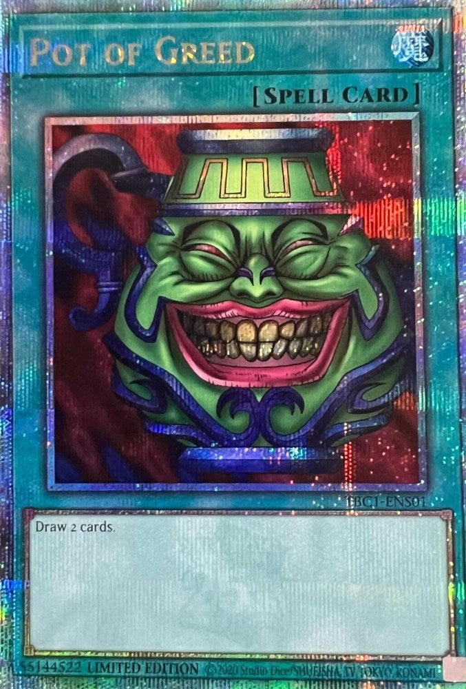 Pot of Greed [TBC1-ENS01] Secret Rare | Deep Dive Games St. Marys