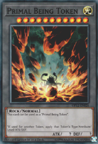 Primal Being Token [OP12-EN026] Super Rare | Deep Dive Games St. Marys