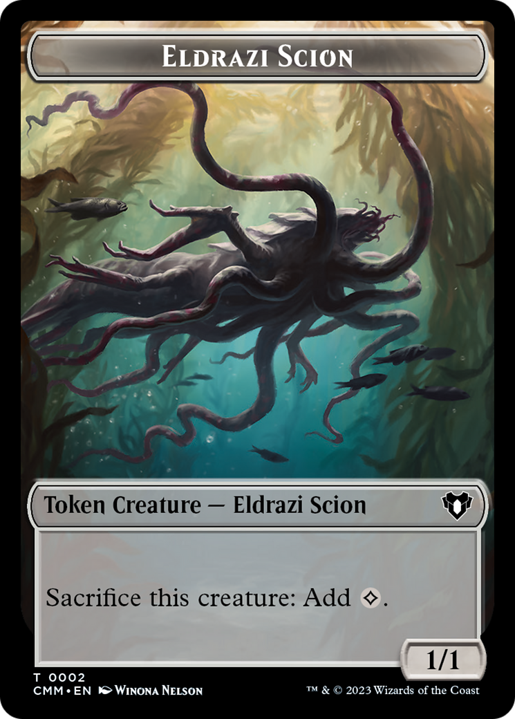 Spirit // Eldrazi Scion Double-Sided Token [Commander Masters Tokens] | Deep Dive Games St. Marys