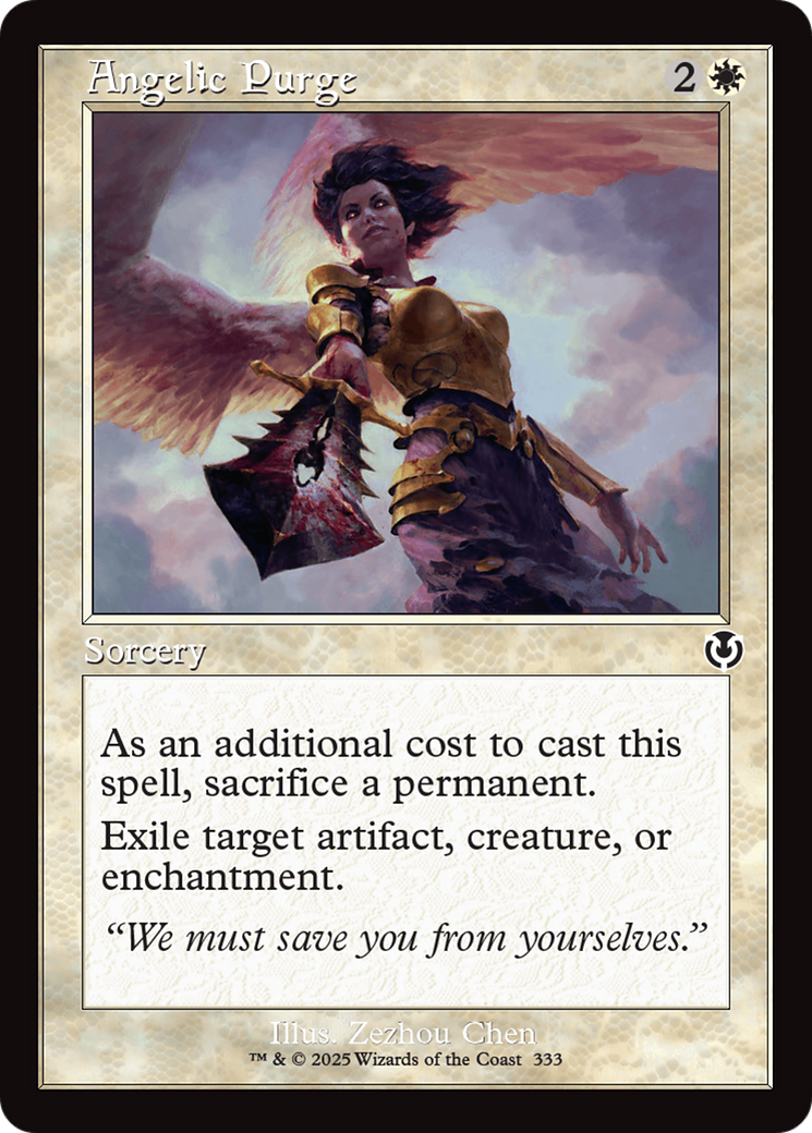 Angelic Purge (Retro Frame) [Innistrad Remastered] | Deep Dive Games St. Marys