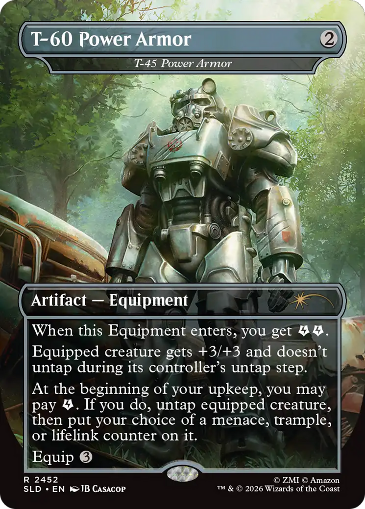 T-60 Power Armor - T-45 Power Armor [Secret Lair Drop Series] | Deep Dive Games St. Marys