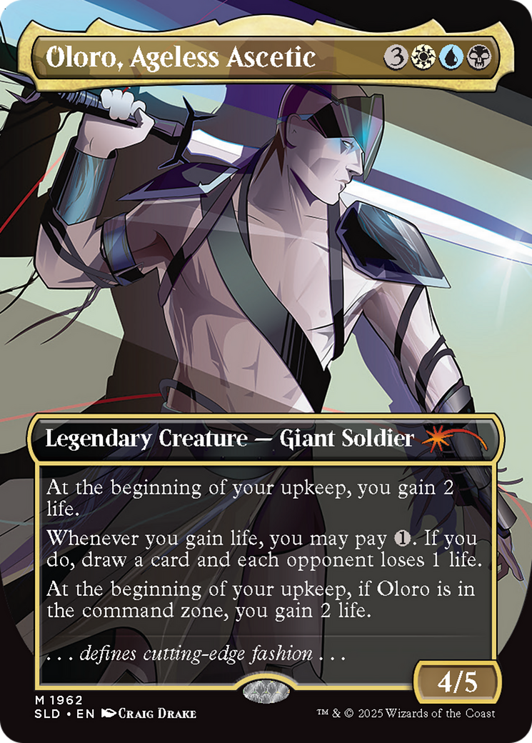 Oloro, Ageless Ascetic (Rainbow Foil) [Secret Lair Drop Series] | Deep Dive Games St. Marys