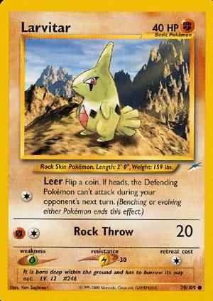 Larvitar (70/105) [Neo Destiny Unlimited] | Deep Dive Games St. Marys