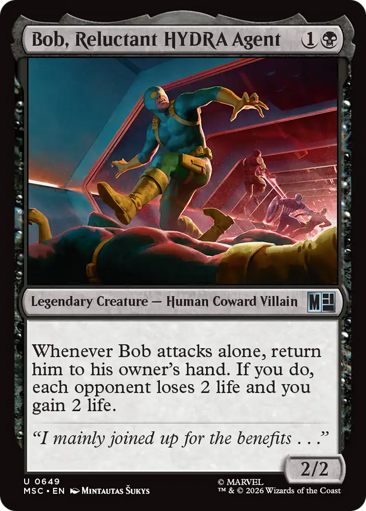 Bob, Reluctant HYDRA Agent [Marvel Super Heroes Commander] | Deep Dive Games St. Marys