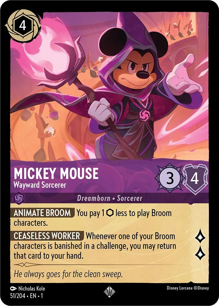 Mickey Mouse - Wayward Sorcerer (51/204) [The First Chapter] | Deep Dive Games St. Marys