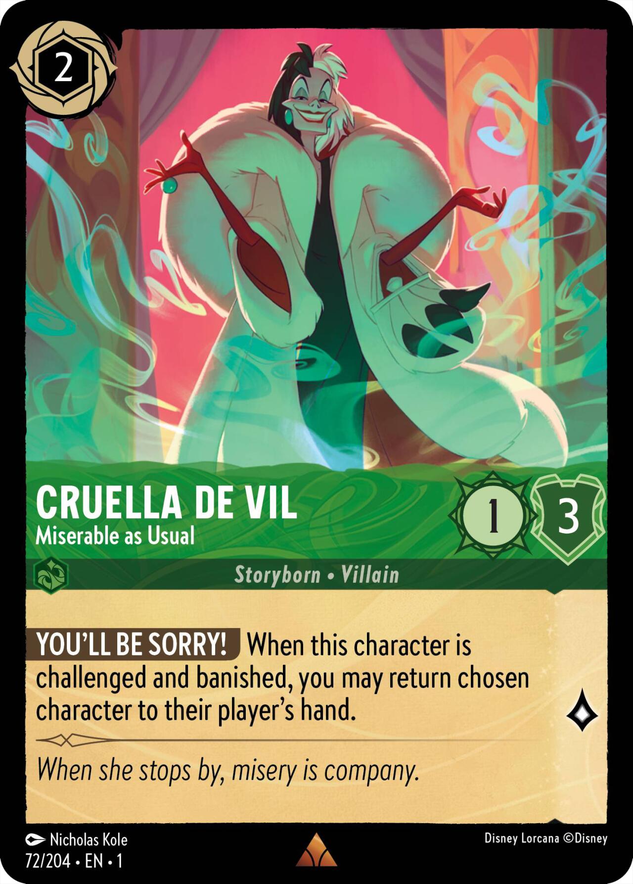 Cruella de Vil - Miserable as Usual (72/204) [The First Chapter] | Deep Dive Games St. Marys