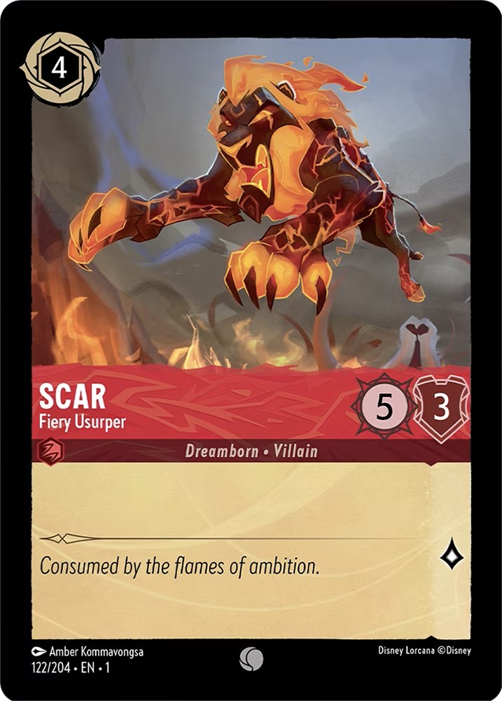 Scar - Fiery Usurper (122/204) [The First Chapter] | Deep Dive Games St. Marys