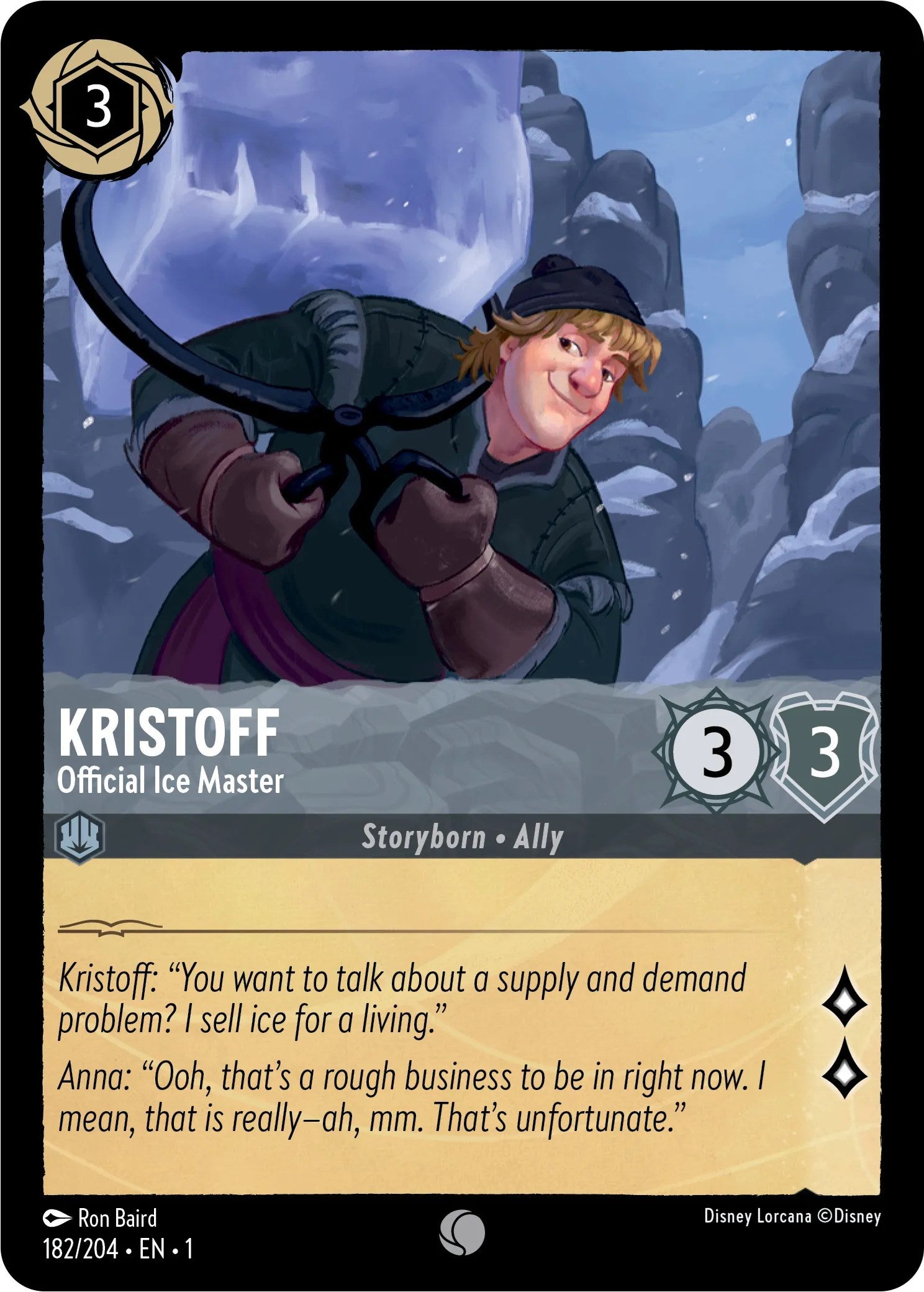 Kristoff - Official Ice Master (182/204) [The First Chapter] | Deep Dive Games St. Marys