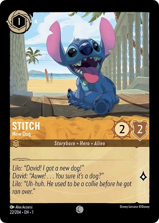 Stitch - New Dog (22/204) [The First Chapter] | Deep Dive Games St. Marys
